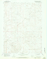 Twelvemile Knoll 1968 topographic map thumbnail
