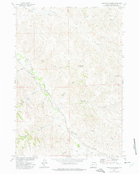 Twentymile Butte 1972 topographic map thumbnail