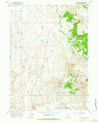 Twin Buttes 1960 topographic map thumbnail