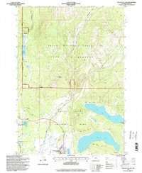 Two Ocean Lake 1996 topographic map thumbnail