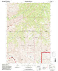 Twin Peaks 1991 topographic map thumbnail