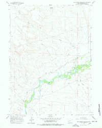 Two Buttes Reservoir 1964 topographic map thumbnail