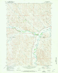 Ucross 1970 topographic map thumbnail