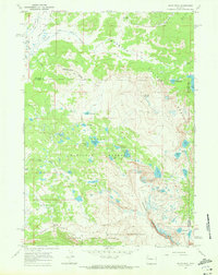 Union Peak 1968 topographic map thumbnail