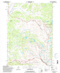 Union Peak 1991 topographic map thumbnail