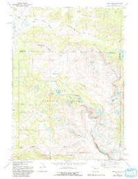 Union Peak 1968 topographic map thumbnail