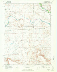 Verne 1969 topographic map preview