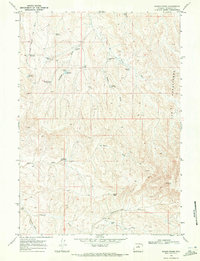 Wagon Prong 1966 topographic map thumbnail