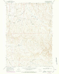Wagon Prong 1966 topographic map thumbnail