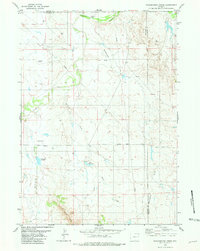 Wagonhound Creek 1981 topographic map thumbnail