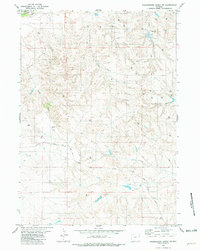 Wagonhound Creek NE 1981 topographic map thumbnail