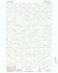 Wags Pinnacle 1984 topographic map thumbnail