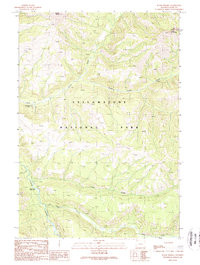 Wahb Springs 1989 topographic map thumbnail