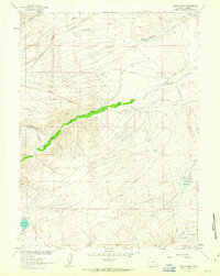 Walck Ranch 1961 topographic map preview