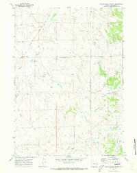Walker Creek School 1970 topographic map thumbnail