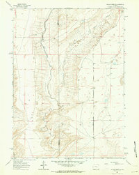 Walker Draw SE 1961 topographic map thumbnail