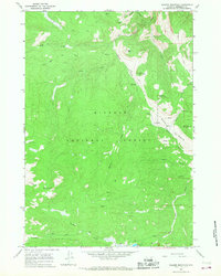 Walker Mountain 1964 topographic map thumbnail