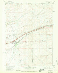 Wamsutter 1966 topographic map thumbnail
