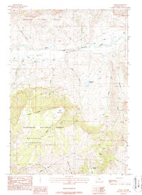 Wapiti 1988 topographic map thumbnail