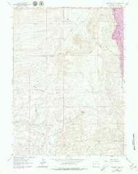 Warfield Creek 1962 topographic map thumbnail