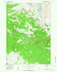 Warm Spring Mountain 1956 topographic map thumbnail