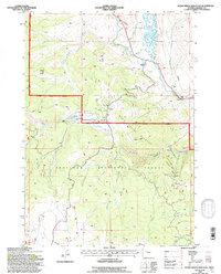 Warm Spring Mountain 1991 topographic map thumbnail