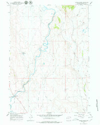 Warren Bridge 1966 topographic map thumbnail