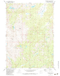 Washakie Park 1981 topographic map thumbnail