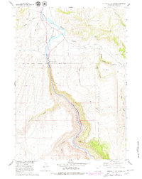 Wedding Of The Waters 1960 topographic map thumbnail