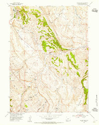 Weiser Pass 1953 topographic map thumbnail