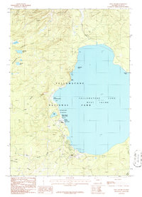 West Thumb 1986 topographic map thumbnail
