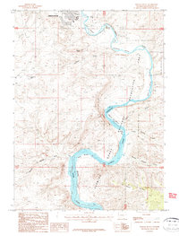 Whalen Butte 1987 topographic map thumbnail