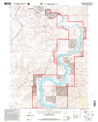 Whalen Butte 1996 topographic map thumbnail