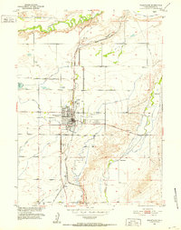 Wheatland 1951 topographic map thumbnail