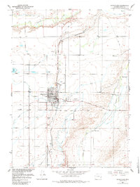 Wheatland 1951 topographic map thumbnail
