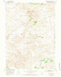 Wheatland NE 1951 topographic map thumbnail