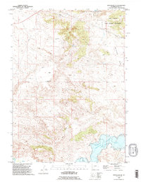Wheatland NE 1990 topographic map thumbnail