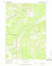 Whetstone Mountain 1965 topographic map thumbnail