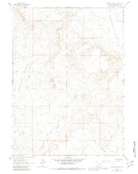 Whiskey Buttes 1963 topographic map thumbnail