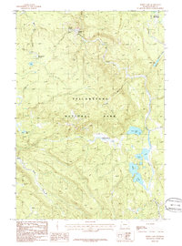 White Lake 1986 topographic map thumbnail