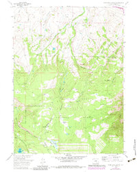 White Rock Canyon 1958 topographic map thumbnail