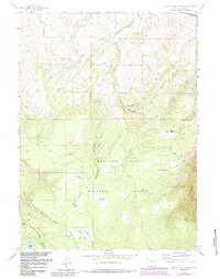 White Rock Canyon 1958 topographic map thumbnail