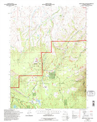 White Rock Canyon 1992 topographic map thumbnail