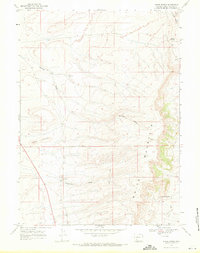 White Rocks 1968 topographic map thumbnail