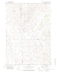 Whitetail Creek NE 1971 topographic map thumbnail