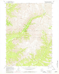 Wiggins Peak 1969 topographic map thumbnail