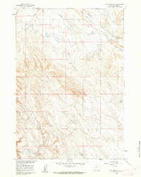 Wild Horse Flats 1960 topographic map thumbnail