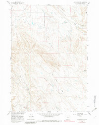 Wild Horse Flats 1960 topographic map thumbnail