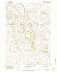 Wild Horse Hill 1967 topographic map thumbnail