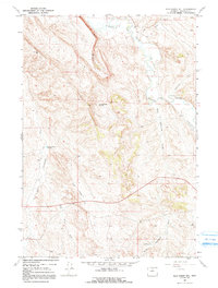 Wild Horse Hill 1967 topographic map thumbnail